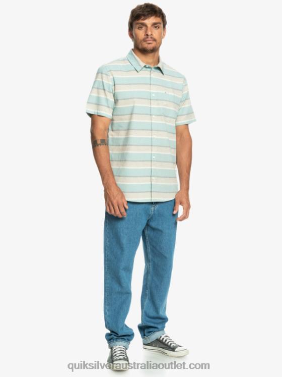 Quiksilver Men Cali Sunrise Short Sleeve Shirt H2N4B1207 plaza taupe cali sunrise 231