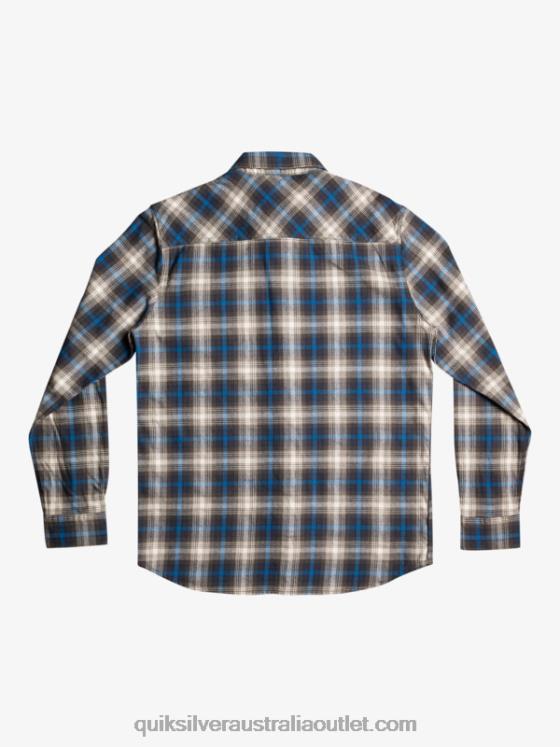 Quiksilver Men Cramond Stretch Long Sleeve Shirt H2N4B1048 grape leaf cramond