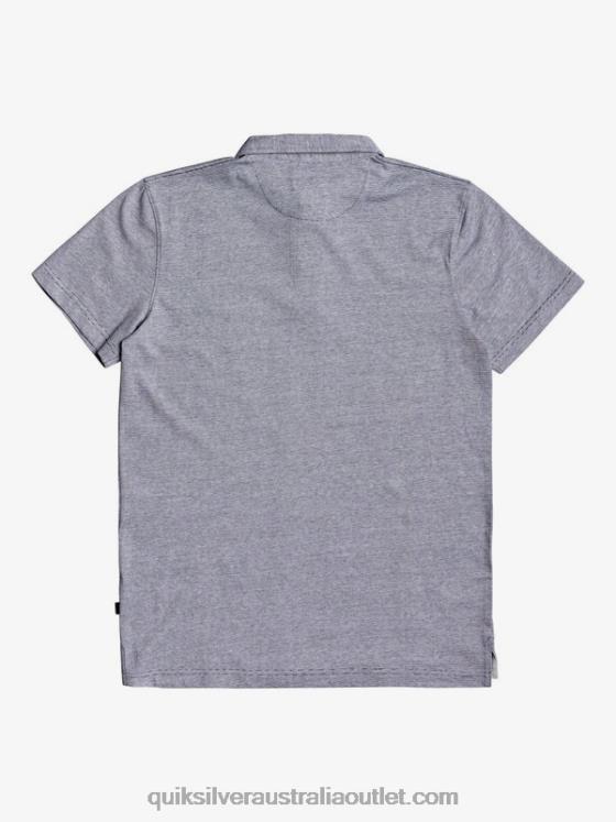 Quiksilver Men Everyday Sun Cruise Short Sleeve Polo Shirt H2N4B1551 parisian night