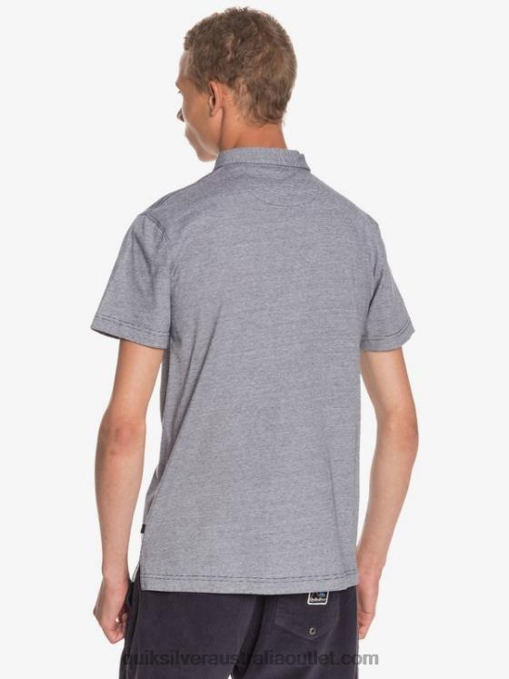 Quiksilver Men Everyday Sun Cruise Short Sleeve Polo Shirt H2N4B1551 parisian night