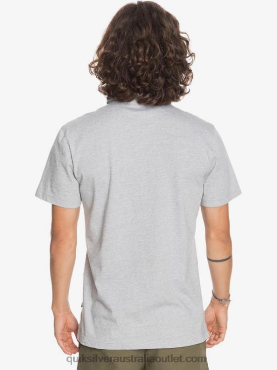 Quiksilver Men Everyday Sun Cruise Short Sleeve Polo Shirt H2N4B1552 light grey heather