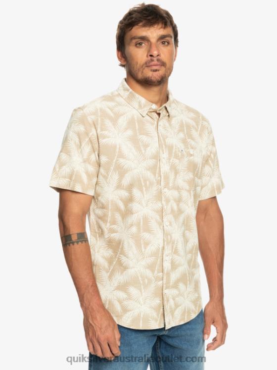 Quiksilver Men Fleeting Moment Short Sleeve Shirt H2N4B994 plage fleeting moment