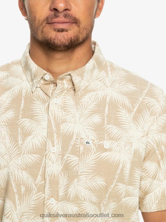 Quiksilver Men Fleeting Moment Short Sleeve Shirt H2N4B994 plage fleeting moment