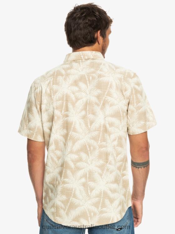 Quiksilver Men Fleeting Moment Short Sleeve Shirt H2N4B994 plage fleeting moment