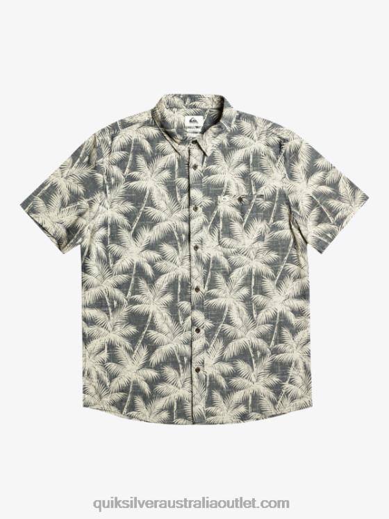 Quiksilver Men Fleeting Moment Short Sleeve Shirt H2N4B995 navy fleeting moment