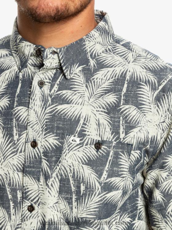 Quiksilver Men Fleeting Moment Short Sleeve Shirt H2N4B995 navy fleeting moment