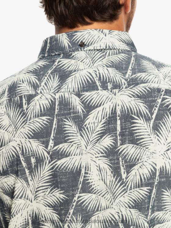 Quiksilver Men Fleeting Moment Short Sleeve Shirt H2N4B995 navy fleeting moment