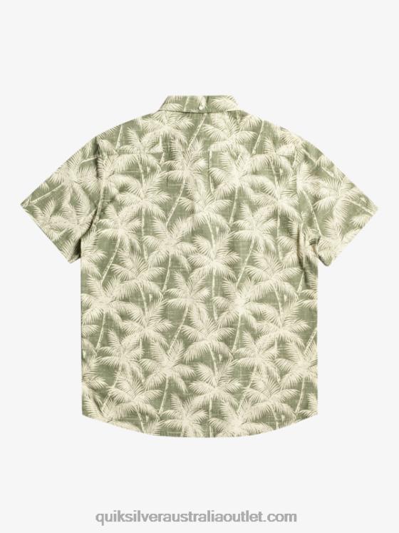 Quiksilver Men Fleeting Moment Short Sleeve Shirt H2N4B996 four leaf fleeting moment