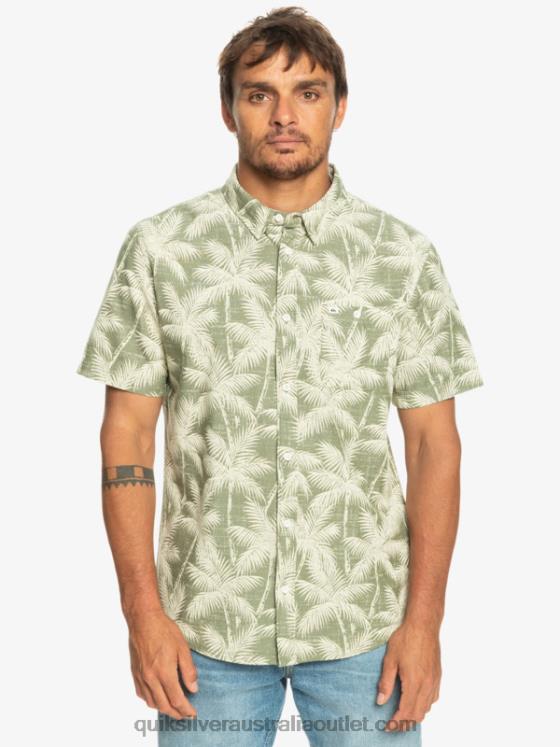 Quiksilver Men Fleeting Moment Short Sleeve Shirt H2N4B996 four leaf fleeting moment