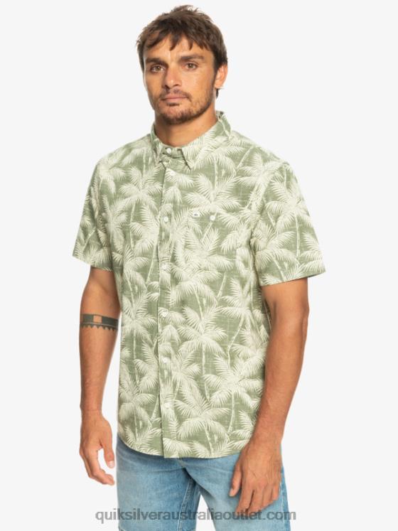 Quiksilver Men Fleeting Moment Short Sleeve Shirt H2N4B996 four leaf fleeting moment