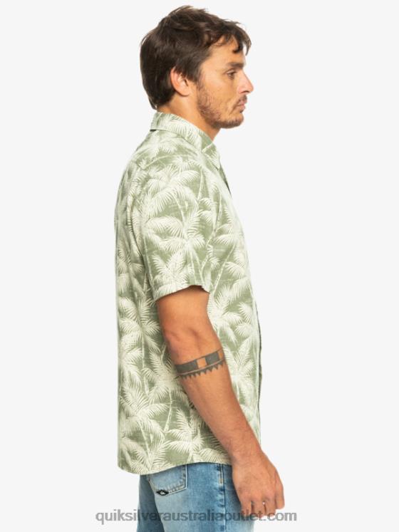 Quiksilver Men Fleeting Moment Short Sleeve Shirt H2N4B996 four leaf fleeting moment
