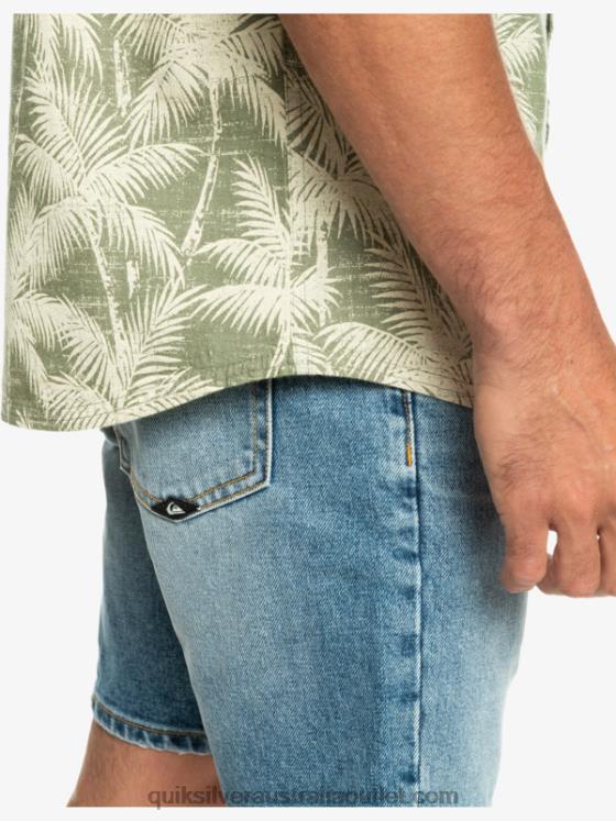 Quiksilver Men Fleeting Moment Short Sleeve Shirt H2N4B996 four leaf fleeting moment