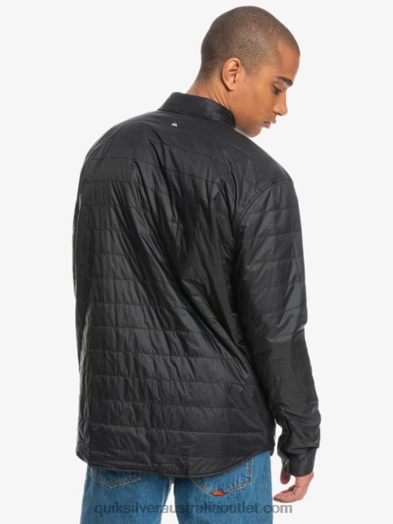 Quiksilver Men Free Climb Insulated Reversible Flannel Shirt H2N4B1703 phantom free climb