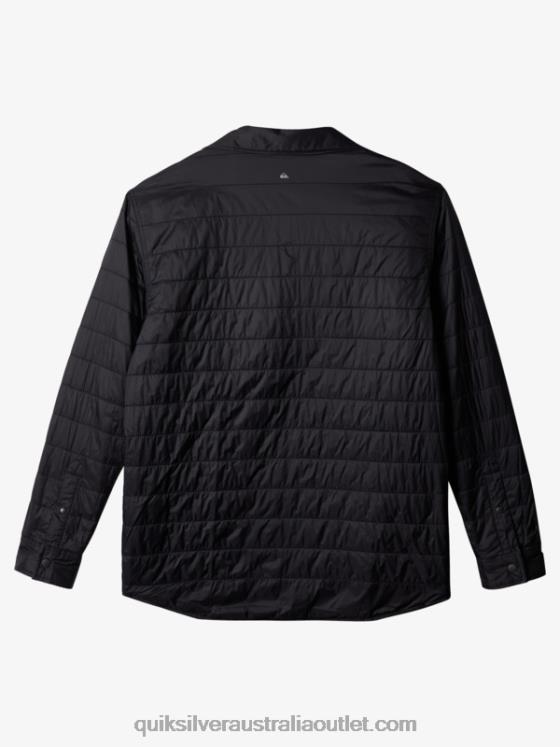 Quiksilver Men Free Climb Insulated Reversible Flannel Shirt H2N4B1703 phantom free climb