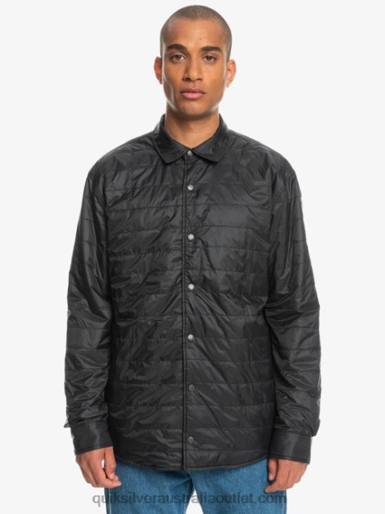 Quiksilver Men Free Climb Insulated Reversible Flannel Shirt H2N4B1703 phantom free climb