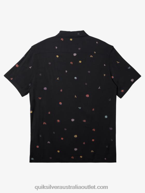 Quiksilver Men Minimark Short Sleeve Shirt H2N4B1227 tarmac minimark