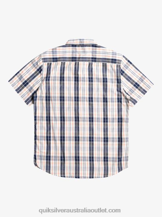 Quiksilver Men New Swinton Short Sleeve Shirt H2N4B914 birch swinton