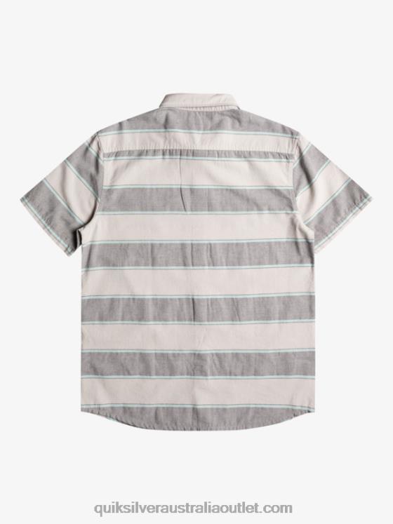 Quiksilver Men Prime Time Short Sleeve Shirt H2N4B1620 grey violet prime time