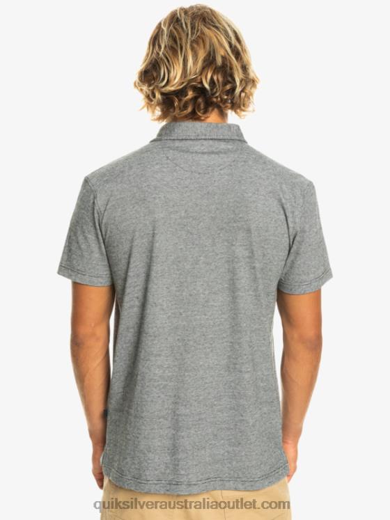 Quiksilver Men Sunset Cruise Short Sleeve Polo Shirt H2N4B476 black