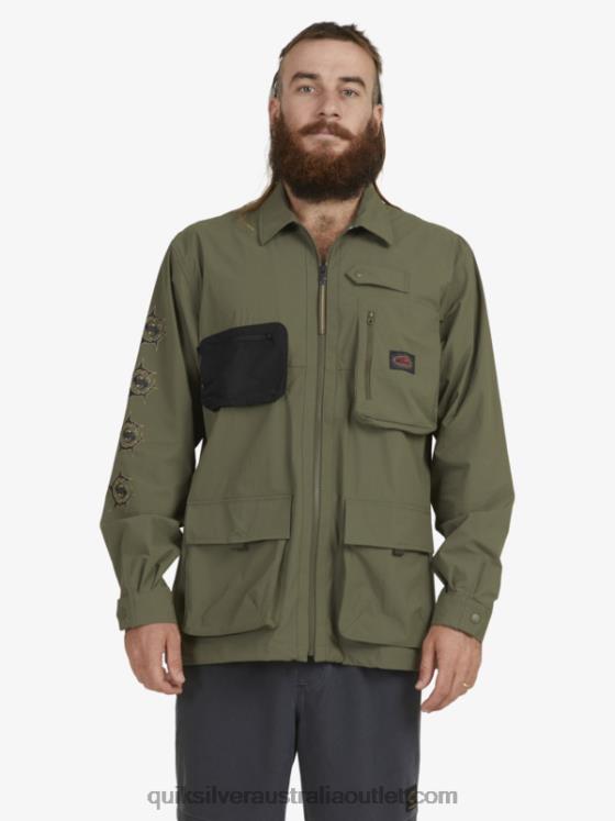 Quiksilver Men Under Sky Long Sleeve Shirt H2N4B1718 grape leaf