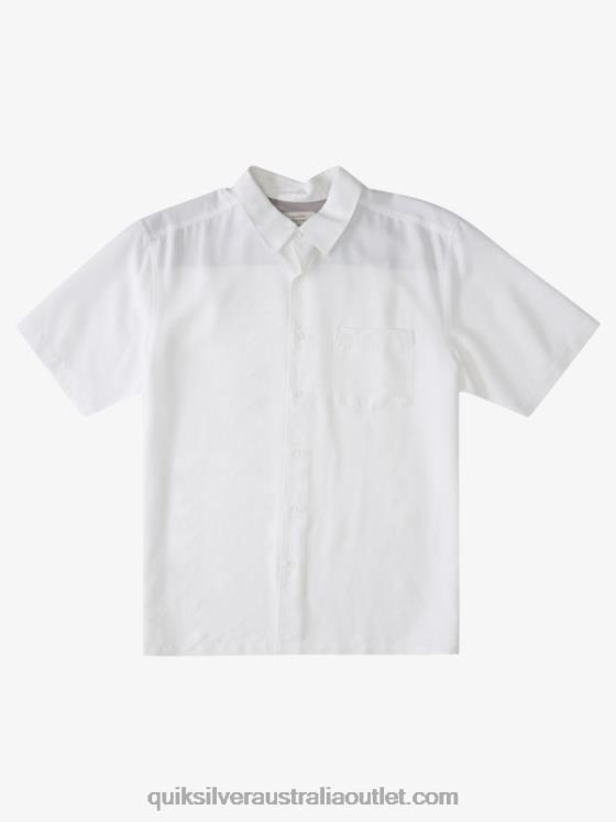 Quiksilver Men Waterman Centinela Premium Anti-Wrinkle Shirt H2N4B1300 white centinella