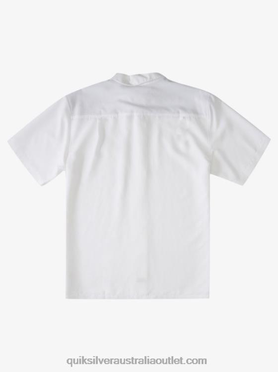 Quiksilver Men Waterman Centinela Premium Anti-Wrinkle Shirt H2N4B1300 white centinella