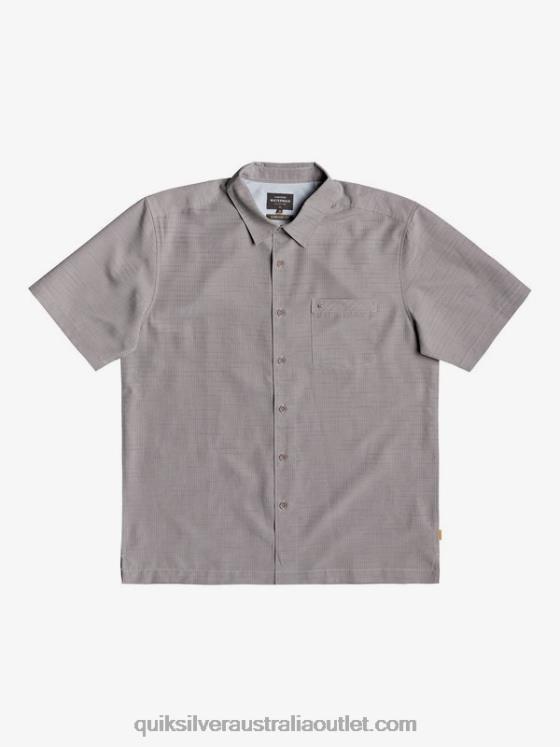 Quiksilver Men Waterman Centinela Premium Anti-Wrinkle Shirt H2N4B1301 flint gray centinella