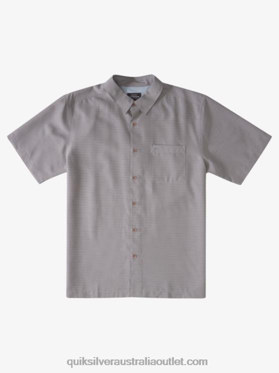 Quiksilver Men Waterman Centinela Premium Anti-Wrinkle Shirt H2N4B1301 flint gray centinella