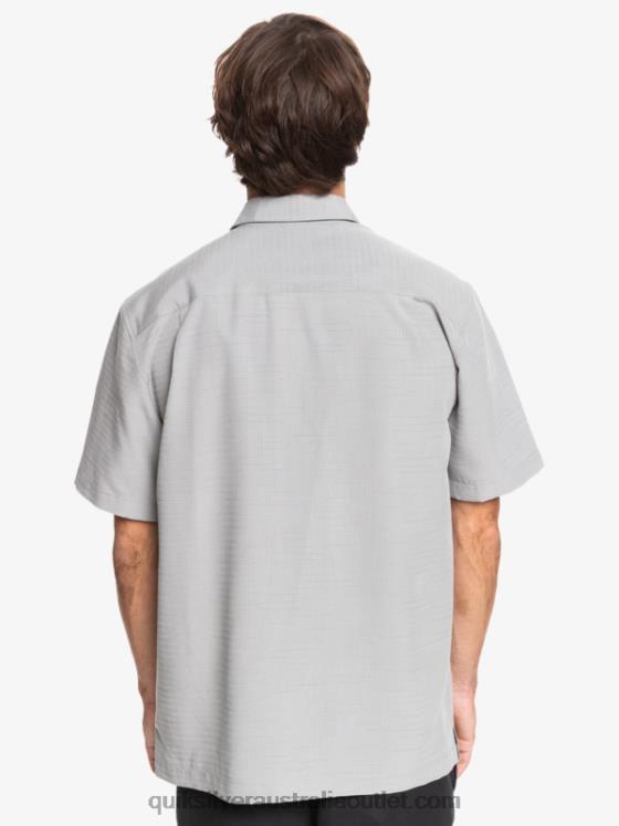 Quiksilver Men Waterman Centinela Premium Anti-Wrinkle Shirt H2N4B1301 flint gray centinella