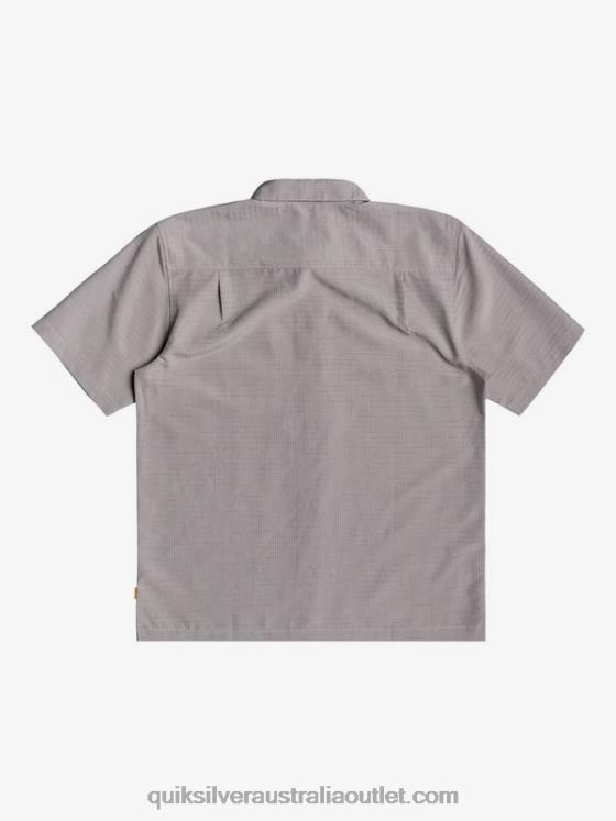 Quiksilver Men Waterman Centinela Premium Anti-Wrinkle Shirt H2N4B1301 flint gray centinella