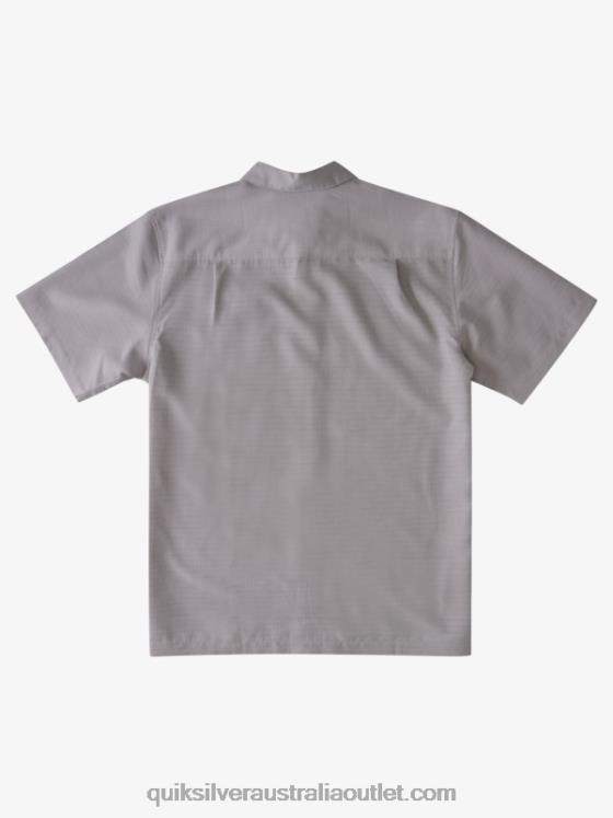 Quiksilver Men Waterman Centinela Premium Anti-Wrinkle Shirt H2N4B1301 flint gray centinella