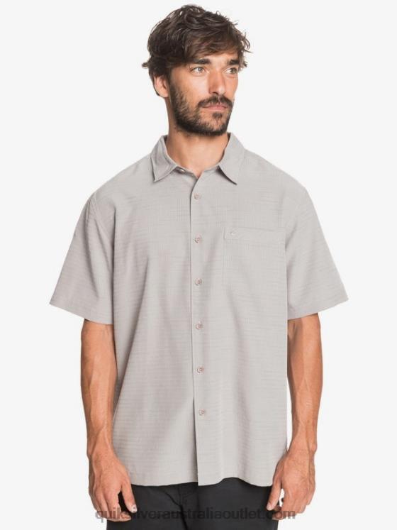 Quiksilver Men Waterman Centinela Premium Anti-Wrinkle Shirt H2N4B1301 flint gray centinella