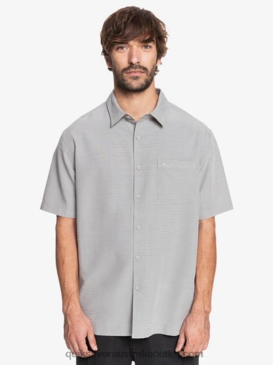 Quiksilver Men Waterman Centinela Premium Anti-Wrinkle Shirt H2N4B1301 flint gray centinella