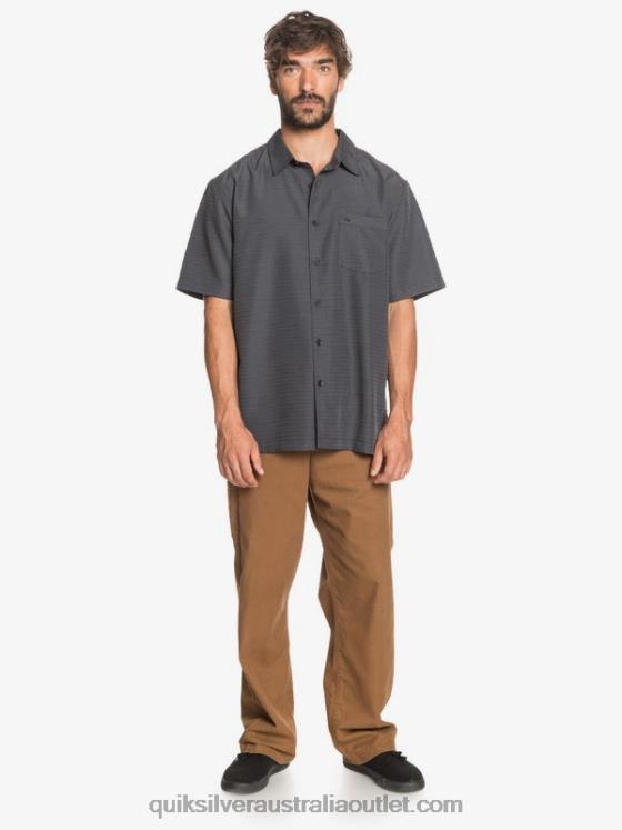 Quiksilver Men Waterman Centinela Premium Anti-Wrinkle Shirt H2N4B1303 black centinella