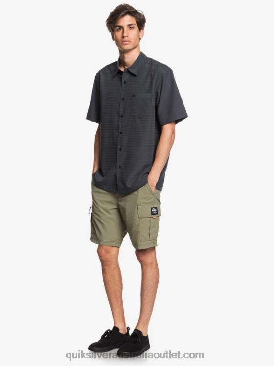 Quiksilver Men Waterman Centinela Premium Anti-Wrinkle Shirt H2N4B1303 black centinella