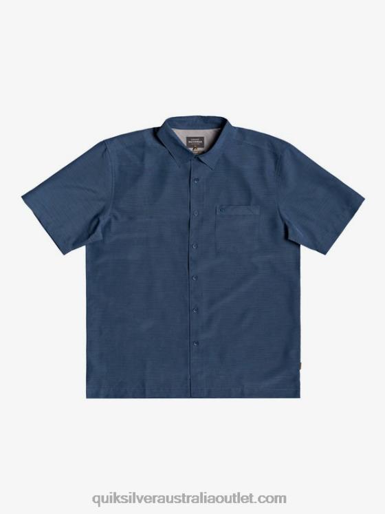 Quiksilver Men Waterman Centinela Premium Anti-Wrinkle Shirt H2N4B1304 midnight navy centinella