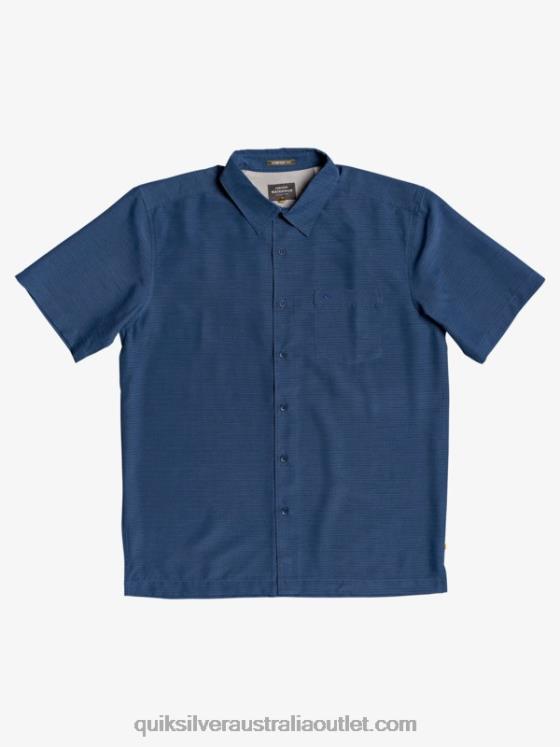 Quiksilver Men Waterman Centinela Premium Anti-Wrinkle Shirt H2N4B1304 midnight navy centinella