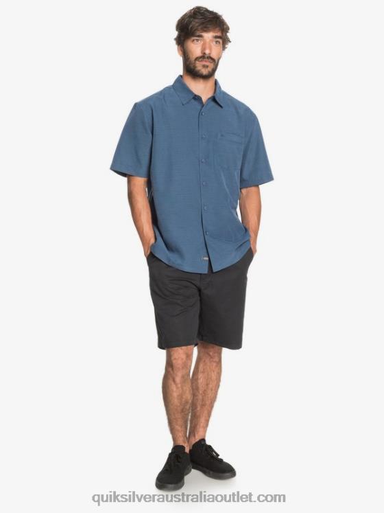 Quiksilver Men Waterman Centinela Premium Anti-Wrinkle Shirt H2N4B1304 midnight navy centinella