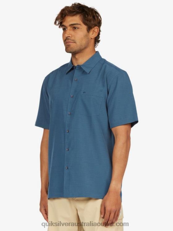 Quiksilver Men Waterman Centinela Premium Anti-Wrinkle Shirt H2N4B1304 midnight navy centinella