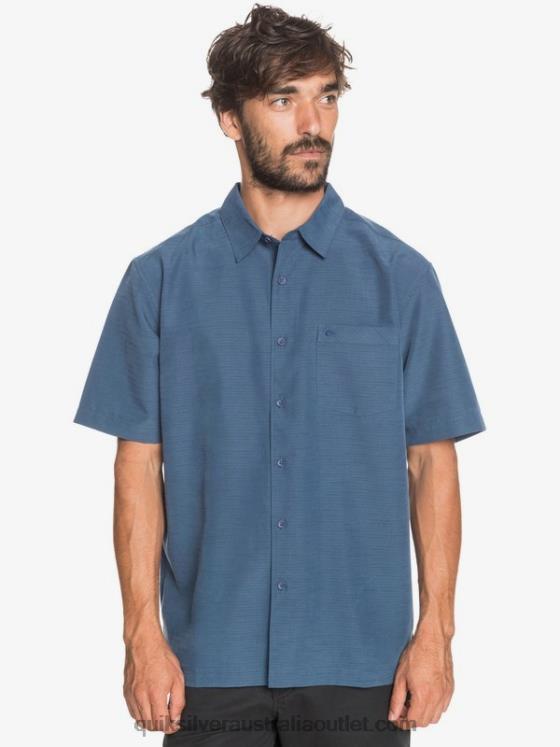 Quiksilver Men Waterman Centinela Premium Anti-Wrinkle Shirt H2N4B1304 midnight navy centinella