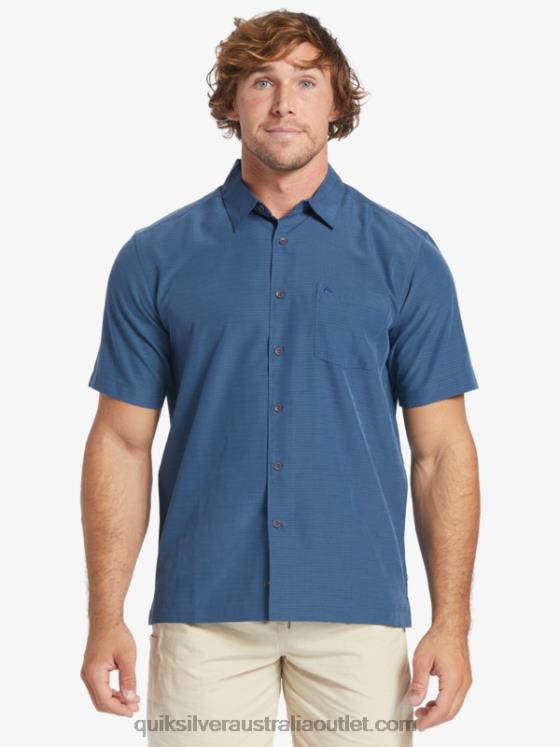 Quiksilver Men Waterman Centinela Premium Anti-Wrinkle Shirt H2N4B1304 midnight navy centinella