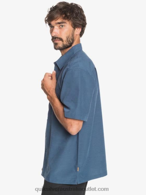 Quiksilver Men Waterman Centinela Premium Anti-Wrinkle Shirt H2N4B1304 midnight navy centinella