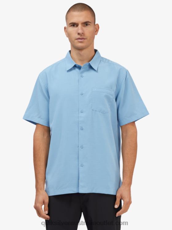 Quiksilver Men Waterman Centinela Premium Anti-Wrinkle Shirt H2N4B1305 dusk blue centinella