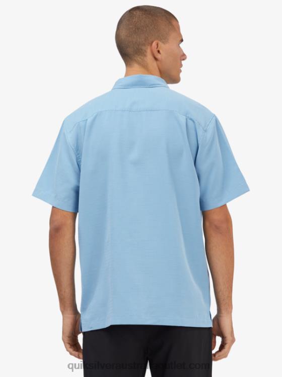 Quiksilver Men Waterman Centinela Premium Anti-Wrinkle Shirt H2N4B1305 dusk blue centinella