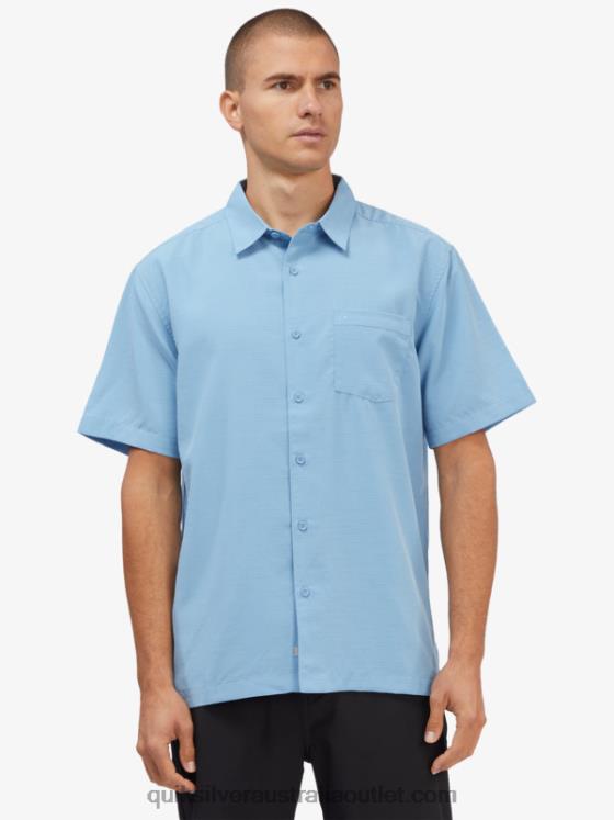Quiksilver Men Waterman Centinela Premium Anti-Wrinkle Shirt H2N4B1305 dusk blue centinella