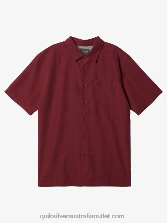 Quiksilver Men Waterman Centinela Premium Anti-Wrinkle Shirt H2N4B1306 rosewood centinella