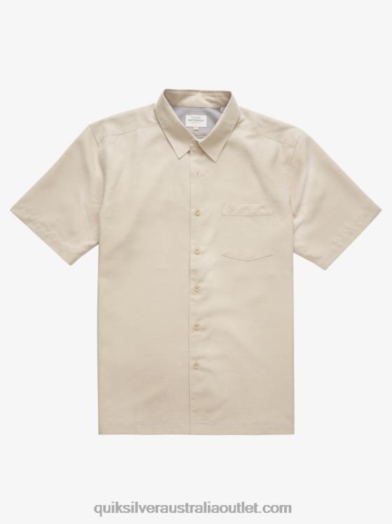 Quiksilver Men Waterman Centinela Premium Anti-Wrinkle Shirt H2N4B1310 brown rice centinella