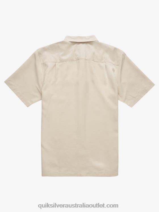 Quiksilver Men Waterman Centinela Premium Anti-Wrinkle Shirt H2N4B1310 brown rice centinella
