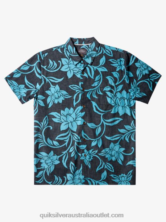 Quiksilver Men Waterman Every Weekend Short Sleeve Shirt H2N4B287 black every weekend w