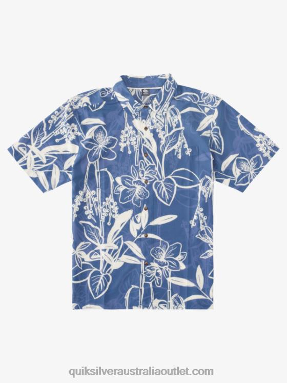 Quiksilver Men Waterman Loose Ways Hawaiian Shirt H2N4B1328 ensign loose ways